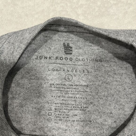 Cincinnati Bengals Junk Food Helmet Logo Gray Long Sleeve T-Shirt Men’s Large - Picture 6 of 7